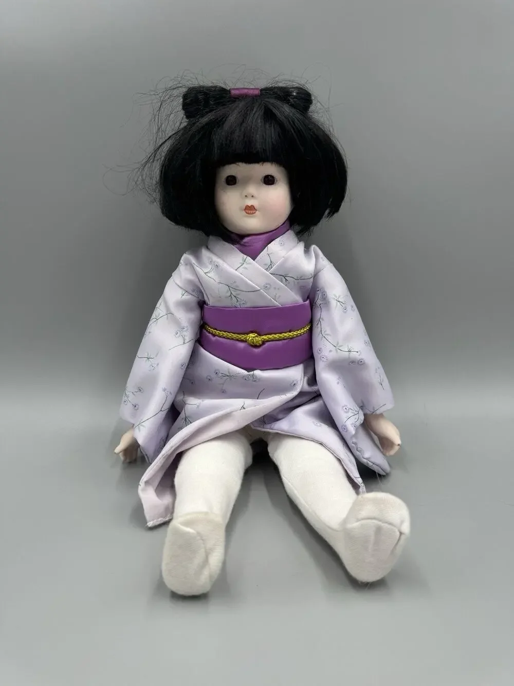 Vintage Russ Classics Kiyoko Japanese Porcelain Doll No Shoes READ DETAILS